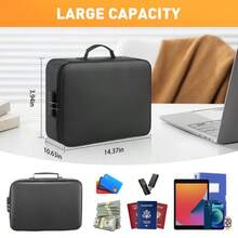 Bolsa impermeable para documentos con candado - como en la imagen - Ver 5
