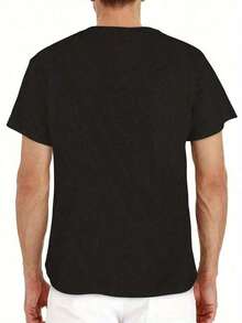 Camiseta "Blink If You Want Me", Regalos para Hombres, Regalos de la Hermana, Regalos para el Día del Padre, Regalos de Cumpleaños para Adultos, Regalos para Hombres, 180g, Cuello Redondo, Negro, Talla S - Negro - Ver 4