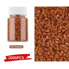 Manik-manik Fuse Sundymot 2,6mm, 2000 PCS+ Seri Warna Cokelat Maillard, Dikemas Secara Individual Dengan Botol Penyimpanan, Cocok Untuk Liontin DIY, Gantungan Kunci, Pembuatan Perhiasan, Kerajinan Tangan, Wisuda, Kembali ke Sekolah, Natal, Pesta, Hadiah Ulang Tahun, Set Isi Ulang Manik-manik Fuse 2,6mm Multi-Warna - Manik-manik puzzle 2,6mm - View 16