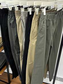 Pantalones rectos poliusos para actividades recreativas en espacios abiertos - Caqui - Ver 2