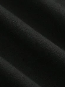 Camiseta casual de mujer estilo Halloween, con estampado de café, cuello redondo, corte holgado y manga corta, adecuada para todas las estaciones, ideal para salidas informales y uso diario ligero y cómodo al aire libre. Camiseta de mujer. - Negro - Ver 3
