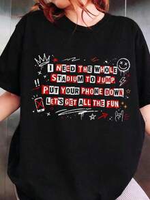 Body To Body Bangtan I need whole stadium to jump Shirt Arirang World Merch Fanmade Shirt Concert Outfit HNKL - Negro - Ver 6