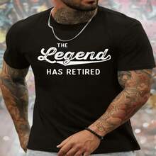 Día de la Independencia, Día del Padre y regalo exclusivo de jubilación para hombres y mujeres con camisetas estampadas de manga corta con temática de "Jubilado"; camisetas para hombre con el mensaje "Feliz Día de la Madre" para regalar a mamá, el mejor regalo de camiseta estampada para mamá, tallas grandes disponibles. - Negro - Ver 1