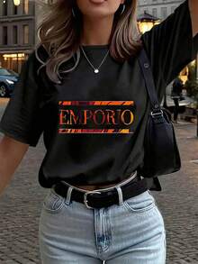 Women T-Shirts - Black - View 1