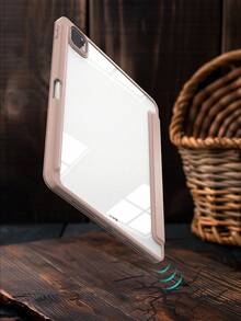 Ốp lưng tương thích với iPad (A16) thế hệ thứ 11 (2025), thế hệ thứ 10 (2022), Air 7th M3 2025/6th M2 2024 11''/13'', 9/8/7th 10.2 inch, Air 5th/4th, Mini 6th/7th 8.3 inch, Pro 11''/12.9'' (2018/2020/2021/2022) bằng da PU, có ngăn đựng bút chì tích hợp, ốp máy tính bảng. Màu hồng - Hồng - Xem 6