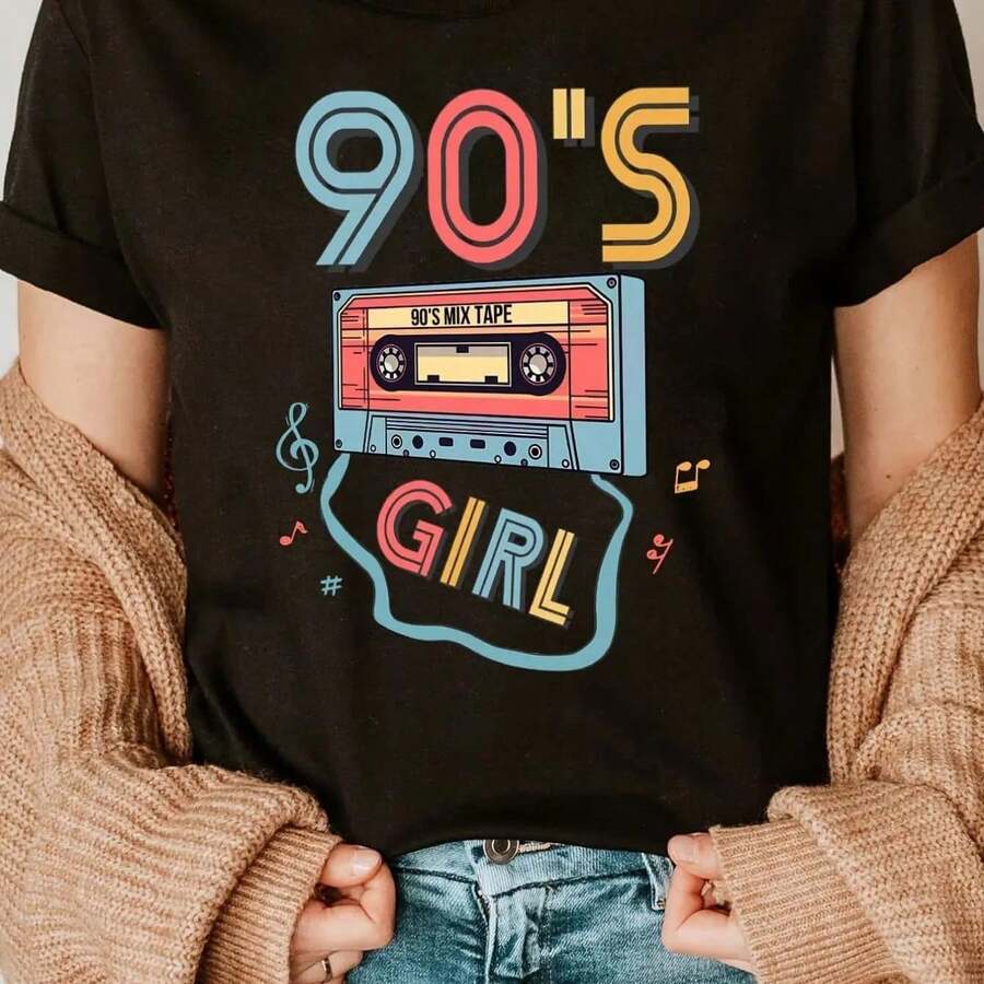 Camiseta para Mujer con Estampado de Diente y Pasta Dental, Manga Corta - Negro - Ver 1
