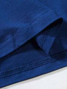 1 Piece Casual Fashion For Men And Women Graphic T-Shirt Ladies Women Short Sleeve Round Neck Casual Comfortable Cool Light Modern Youth Regular Cut Prints Hat Denim Denim Denim Heart Bow Rope Boho Bohemian Style, Versatile, Easy To Match, Suitable For Daily Wear, Urban Style, Holiday Outfits, Weekend Outfits. - 藍色 - 查看 2
