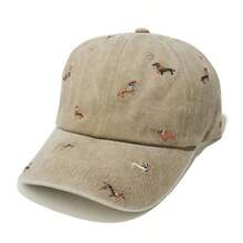 1pc Summer Quick-Dry Baseball Cap, Unisex, Letter Embroidery Contrast Color Design, Lightweight Breathable UV Protection, Street Hip-Hop Style Sun Hat - A - View 8