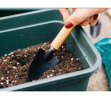 Juego de herramientas de jardinería, herramientas de plantación de jardinería, juego de 3 palas de jardinería, adecuado para cultivar verduras, flores, flores, carne, plantas en macetas, rastrillos, pala, muy adecuado para jardinería, cultivo de suelo y cuidado de plantas, duradero, fácil de usar, necesario para la jardinería al aire libre - Versión actualizada - Ver 9