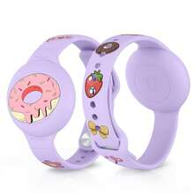 Children's Wristband Compatible With Apple AirTag, Hidden Silicone Protective Case For AirTag GPS Tracker, Adjustable Anti-Lost Watch Band For Boys And Girls - Multicolor - View 16