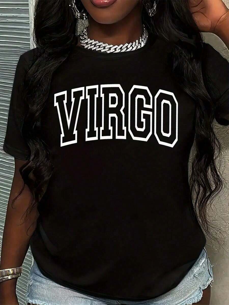 Camiseta de Mujer con Estampado de Virgo, Camiseta Virgo Queen, Camiseta Virgo AF, Camiseta de Cumpleaños Virgo, Camiseta de la Constelación Virgo, Camiseta de Profesora de Astrología Virgo, Regalos de la Temporada Virgo para Mujeres, Camiseta Virgo, Camiseta del Zodíaco Virgo, Camiseta de Gran Tamaño con Energía Virgo y Horóscopo, Tela de Alta Calidad, Lavable a Máquina tops de mujer camisetas - Estilo - Ver 1