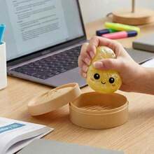 Extra Large Dumpling Squishy Stress Relief Toy, Soft TPR, Random Style, Valentine & Easter Gift For Kids - Multicolor - View 4