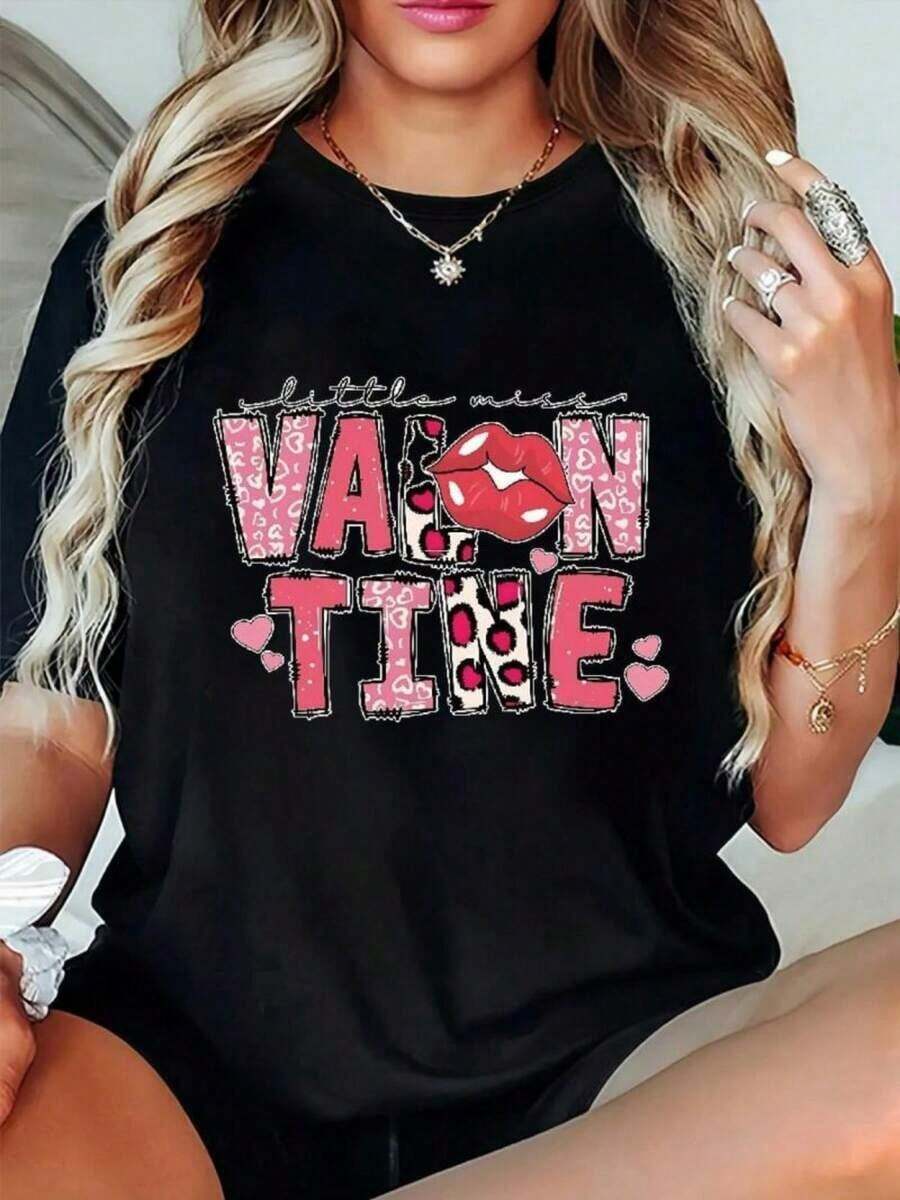 Camiseta de Mujer con Estampado de Mariposa Vibrante | Camiseta casual de manga corta con cuello redondo y diseño de la bandera mexicana, ligera para primavera y verano, tela transpirable, playeras estampadas de mujer. - Negro - Ver 1