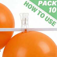 10pcs/5pcs/1pc Klip Lengkungan Balon Besar - Klip Pegas Plastik Bening 3,5 Inci Tugas Berat dengan Pegangan Ergonomis dan Alas Kokoh, Cocok untuk Perlengkapan Lengkungan Balon, Dekorasi Ulang Tahun, Kerajinan Tangan, Pertukangan Kayu, Studio Fotografi, Perlengkapan Kerajinan, Kipas Angin - A - View 9