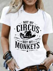 Women's Casual Short-Sleeved T-Shirt, Comfortable And Well-Fitting, Ideal For Matching With Friends, Essential For Outdoor Travel, Women's T-Shirt, Spring And Summer T-Shirt. - 白色 - 查看 1