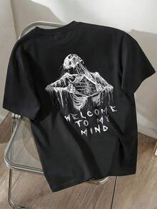 Women's T-Shirt For Spring And Summer - Hitam - View 3