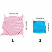Võng tổ ấm áp 2 lớp dành cho thú cưng nhỏ, chuột hamster, sóc, sóc bay. - Xem 5