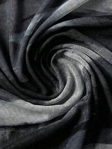 Plus Size Dresses - Black and White - View 5