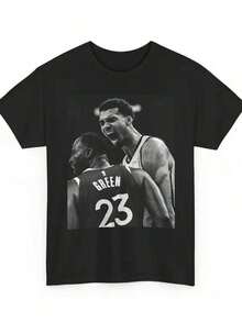 Cute Unisex Casual Premium T-Shirts, Victor Wembanyama Basketball Jersey, Victor Wembanyama Basketball Jersey, Wemby Basketball Gift, Funny Unisex Basketball Gift. - 黑色 3 - 查看 6