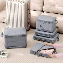Space-Saving Compression Storage Box, Portable Self-Compressing Cube, Ideal For Luggage Organization, Bedding, Clothes, Blankets - View 4