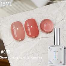 Beau Serman Pink Series Sakura Transparent UV Gel Nail Polish, Anti-Fading Nail Gel - Multicolor - View 9