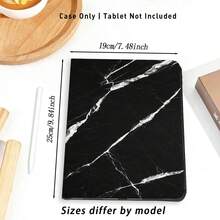 Motif Marmer, 1 buah Casing Pelindung Tablet/Desktop Flip Cover dengan Slot Pena, Kompatibel dengan Apple Generasi ke-10/ A16 Generasi ke-11/ Air 11/ 5/ 9/ Air/ Pro Generasi ke-11/ Air 8 (M4) 2026 (11/13 Inci) Casing Pelindung - MultiWarna - View 7