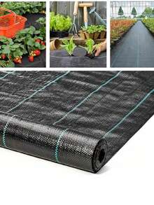 Vải chắn dệt màu đen, chịu lực cao, làm từ nhựa HDPE, có khả năng kiểm soát sự xâm lấn mặt đất và thấm nước, bền chắc. - Nặng - Xem 3