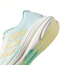 Adidas 全新透氣網麵休閒運動女子跑步鞋 - 白色/綠色/黃色 - 查看 5