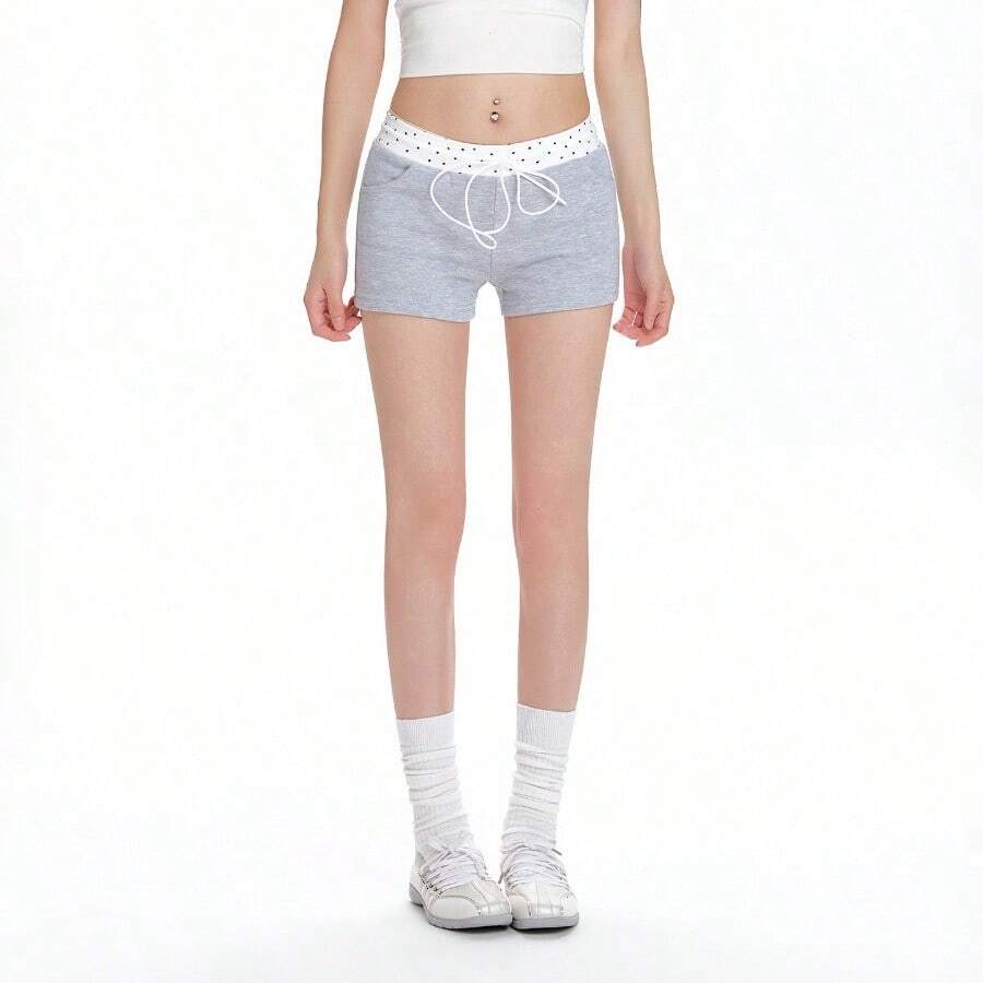 Women Shorts - Grey - View 1
