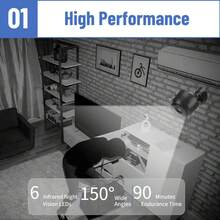 A9 Spy Camera With Voice And Image Recorder 6J8U - Black - View 10