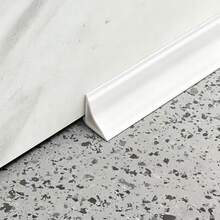 PVC Multi-Functional Corner Trim, Self-Adhesive Arcuate Cabinet Edge Trim, Visible Cable Slot - A - View 8