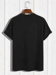 Unisex Mental Health Awareness T-Shirt - 100% Cotton 180gsm, With The Slogan "My Wings Must Wait" And A Wing Design, Themed Around Borderline Personality Disorder (Sizes 1XL-5XL) - Unisex Casual Black T-Shirt. - 黑色 - 查看 3