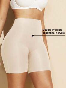 1 pieza Vestido de mujer con forma de cintura sin costuras con busto acolchado, vestido de Navidad moldeador, control de abdomen, levantador de glúteos, body - Albaricoque 2 - Ver 2