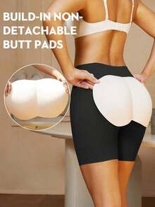 1 Piece Women's Seamless Waist Shaper, Christmas Dress Lingerie, Tummy Control And Slimming Panties, Bodysuit, Butt Enhancer Shapewear - 黑色 - 查看 11