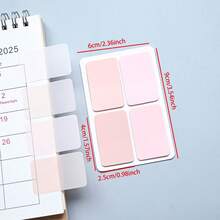 80 Mini Sticky Notes, 4 Colors. Portable Student Note-Taking Sticky Notes, Self-Adhesive And Easy To Use, Suitable For Office, Home, And School. Multiple Styles Available. A Handy Office Assistant, School Supplies, And A Must-Have For Back To School. - Square Sticky Note - View 25