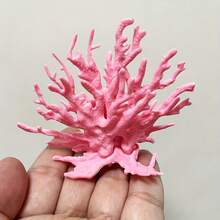 1pc Multi-Color Coral Decor, Seascape Home Decoration, Resin Coral Ornament For Aquarium Background - Multicolor - View 3