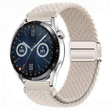 20毫米编织磁扣表带，兼容三星Galaxy Watch 7/6/5（40毫米/44毫米）、GT系列GT2/3（42毫米）、3Pro（43毫米）、荣耀Watch 2 42毫米、SE、E2、Venu/Venu Sq/SQ 2以及其他22毫米表带尺寸。这款表带时尚年轻，佩戴舒适透气。高品质腕表配件，馈赠佳品。 - 彩色 - 查看 12