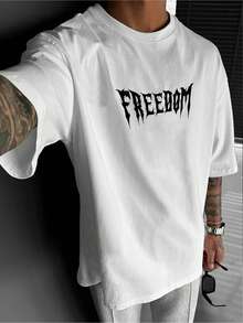 Men's T-Shirts For Spring And Summer - 白色 - 查看 3
