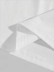 女款白色T恤，送女友/妻子的禮物 - Logo/照片/廣告印刷，工作制服，舞蹈隊制服，新年圖案夏季款 - 白色 - 查看 7