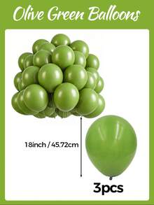 5/10/12/18 Zoll Dschungel Safari Party Ballons, olivgrün, dunkelgrün, braun, retro, nude Ballon und Hirsch Muster Ballons für Safari Baby Shower Geburtstag Gender Reveal Hochzeit Abschluss Ruhestand Dschungel Dinosaurier Safari Jagd Mottoparty Dekorationen - Übersicht 8