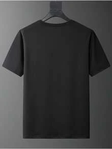 Disney Has Authorized 1 Men'S T-Shirt, Disney'S Zootopia 2 Full-Member Pattern Men'S Short-Sleeved T-Shirt, Round Neck Casual And Comfortable T-Shirt, Breathable And Lightweight, Suitable For Sports And Leisure Wear, Loose T-Shirt - màu đen - Xem 2
