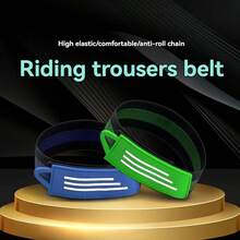 Reflective Cycling Strap, High Visibility Night Riding Safety Warning, Elastic & Adjustable Leg Band To Prevent Pants From Getting Caught In Wheels, Suitable For Cycling, Night Running, Commuting, Unisex Cycling Accessory - Reflective Cycling Cable Ties - View 3