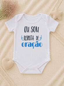 Body de Bebê Temático Resposta de Oração - Branco - Visão 2