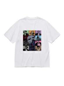1 camiseta de algodón para el 25º aniversario - Camiseta casual básica minimalista, de alta calidad y peso pesado, estilo streetwear con hombros caídos, camiseta lisa versátil para hombres y mujeres, ideal para proyectos de bricolaje y uso diario, 180g 100% algodón. - Blanco - Ver 12