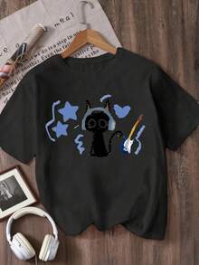 Women T-Shirts - Black - View 12