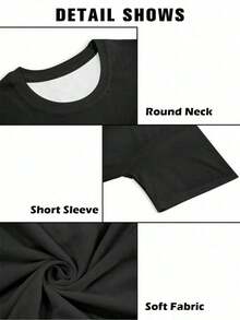 playera hombre - Negro - Ver 2