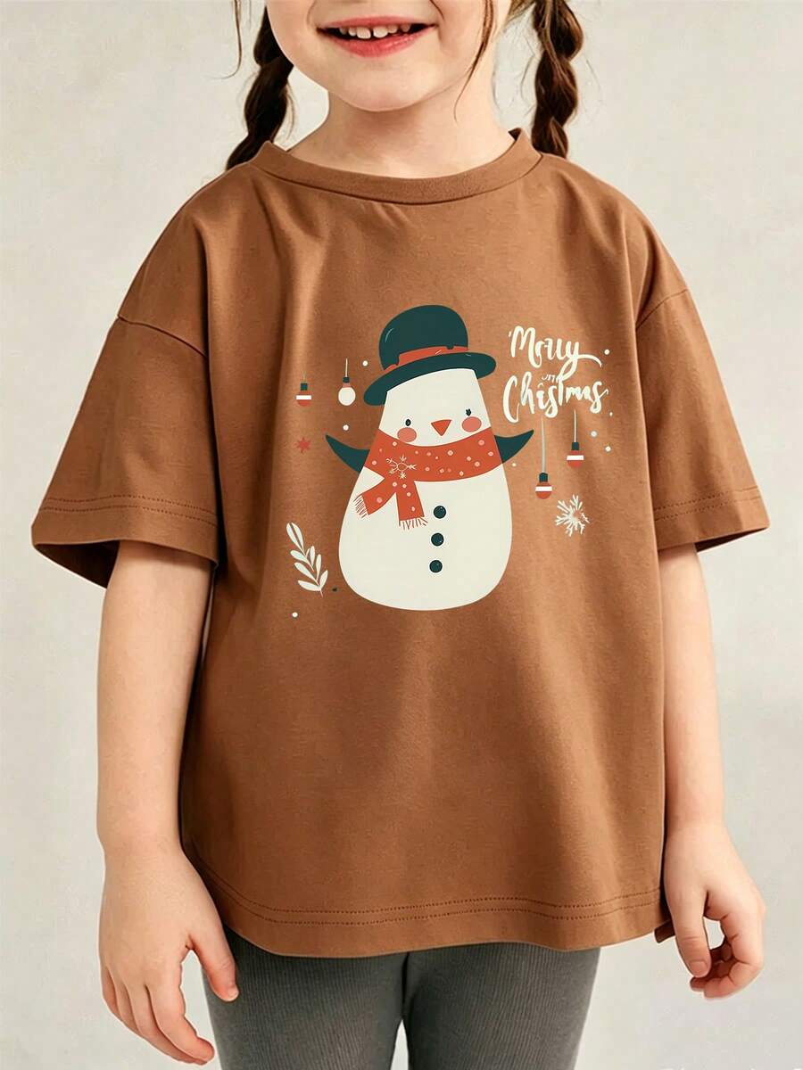 Young Girls T-Shirts - Brown - View 1