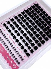 Spikes+Bottom+300D/200D/160D/100D/60D 長 6-18mm 睫毛簇 下睫毛 D/DD 238pcs/216pcs/178pcs/158pcs/138pcs 濃密單簇 DIY 尖頭睫毛接片 卡通風簇狀睫毛接片 貂毛條狀假睫毛 濃密款，Cosplay 尖頭輕量濃密貂毛假睫毛 化妝睫毛簇，睫毛簇，可重複使用下睫毛尖頭接片，單簇睫毛，睫毛，假睫毛 - D - 查看 6