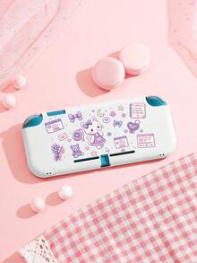1 Set Y2K Pixel Art Cute Cat Graphic Compatible With Switch2 (2025)/Switch NS/Switch OLED Game Console Accessories, Including Protective Case/Storage Bag, TPU Soft Shell, Stylish & Practical, Portable Stand, Shockproof, Scratch-Resistant, Anti-Fouling, Fashionable Romantic Gift - View 5