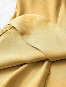 Blazer sin mangas de alta calidad para mujer, profesional para ir al trabajo - Amarillo - Ver 4